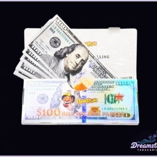 Seda Honeypuff Dólar - King Size - Seda Nota de 100 Doláres