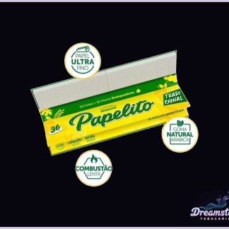 Seda Papelito com Piteira Tradicional - King Size