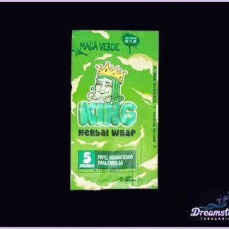 Blunt King Herbal Wrap Maçã Verde - 5 Folhas