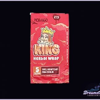 Blunt King Herbal Wrap Morango - 5 Folhas