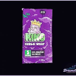 Blunt King Herbal Wrap Uva - 5 Folhas