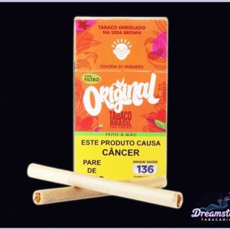 Tabaco Bolado Bem Bolado Brown - Feito à Mão - 20 Cigarros