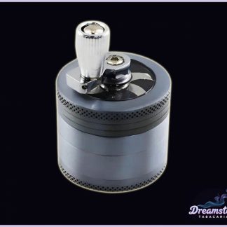 Dichavador de Metal com Manivela – 4 Compartimentos