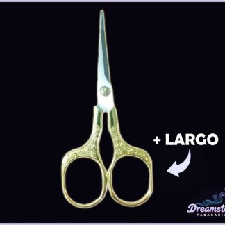 Tesoura de Metal Dourada + Larga - Grande