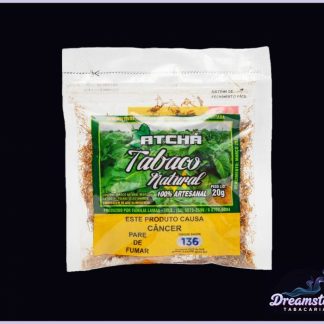 Tabaco Natural Atchá 100% Artesanal 20g - Sem Aditivos