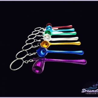 Mini Pipe Portátil com Chaveiro - Cores Sortidas