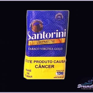 Tabaco Santorini Premium Virgínia Gold Desfiado