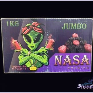 Carvão de Coco Nasa para Narguilé 1kg