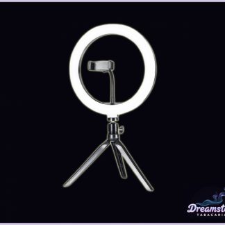 Ring Light Iluminador LED 16cm 8 Polegadas c/ Tripé