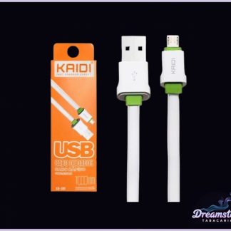 Cabo Carregador Turbo USB para MicroUSB Kaidi – 1 metro