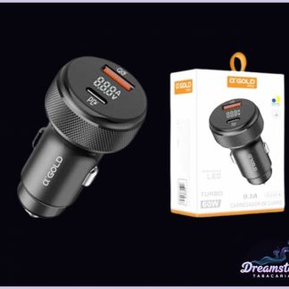 Conector Adaptador USB e Tipo C Gold Turbo 60W 9.1A