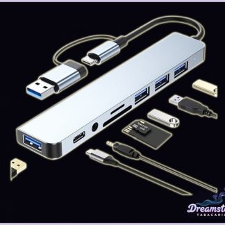 Hub USB 3.0 - 8 em 2 - Alta Velocidade