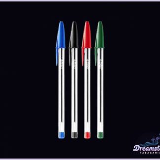 Caneta Bic – Escolha a Cor (Verde, Vermelho, Azul e Preto)