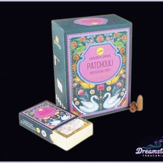 Incenso de Massala Cascata Golden India Patchouli - 10 Cones
