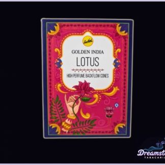 Incenso de Massala Cascata Golden India Lótus – 10 Cones