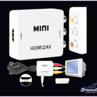 Adaptador HDMI para AV - HDMI para 3 Cores - TV Antiga