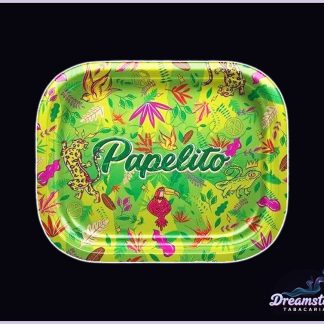 Bandeja de Metal Papelito - Fauna & Flora - Verde - Grande