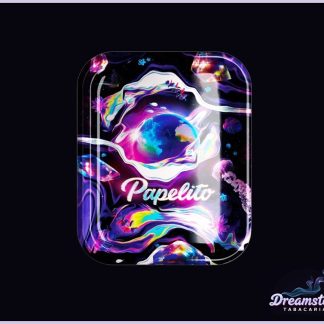Bandeja de Metal Papelito - Universo Roxo - Pequena