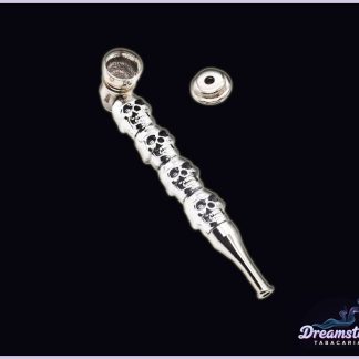 Pipe de Metal Caveira 10cm - Cores Sortidas