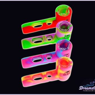 Pipe de Vidro Emborrachado Colorido - Estampas Sortidas