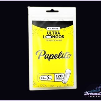 Filtro Papelito Ultra Longo Tradicional - 120 Filtros