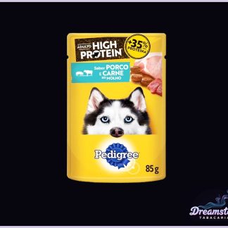 Ração Úmida Pedigree Adulto Sabor Carne e Porco ao Molho 85g