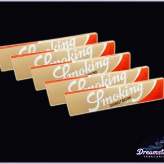 Kit Seda Smoking Thinnest Brown - 5 unidades