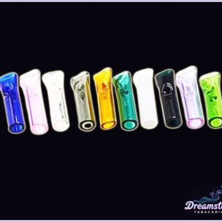 Piteira de Vidro 8mm com Bico - Cores Sortidas