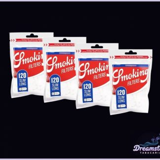 Kit Filtro Smoking Slim Long - 4 Unidades