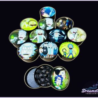 Dichavador de Metal Rick & Morty - 3 Compartimentos